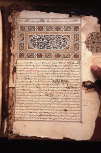 Vecchi manoscritti coranici, Chinguetti, Mauritania da Unbekannt