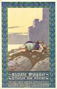 Opera Tristano e Isotta di Wagner da Unbekannter Künstler