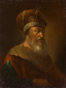 Orientale con turbante da Unbekannter Künstler