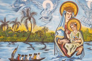 Affresco di Nostra Signora del Togo