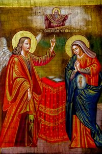 Annunciazione nella chiesa greco-ortodossa dell