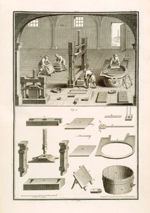 Fabbricanti di carta, illustrazione da 