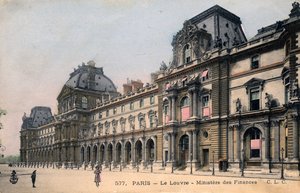 Parigi, Francia: Il Louvre, Ministero delle Finanze da Unbekannter Künstler