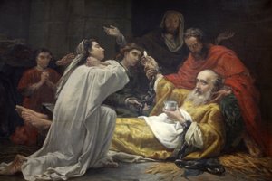 Dipinto nella chiesa di Saint-Francois-Xavier: Morte di Saint-Francois-Xavier da Unbekannt