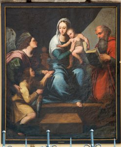 Chiesa parrocchiale (Onze-Lieve-Vrouwekerk van Pamele). Interno. Anonimo. Madonna (Madonna con pesce, Tobias). Copia di Raffaello (?). da Unbekannter Künstler