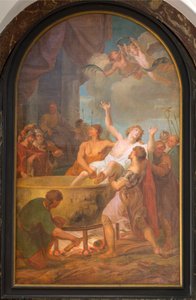Chiesa parrocchiale (Parochiekerk Onze-Lieve-Vrouw). Interno. Dipinto. da Unbekannter Künstler