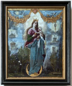 Chiesa parrocchiale (Parochiekerk Sint-Martinus). Dipinto. Immacolata Concezione, o Madonna con Bambino. da Unbekannter Künstler