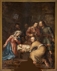 Chiesa parrocchiale (Schendelbeke, parochiekerk Sint-Amandus) da Unbekannter Künstler