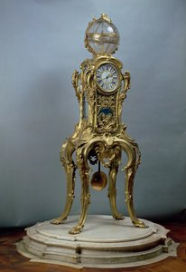 Orologio astronomico Passament realizzato da Jacques Caffieri (1678-1755) per Luigi XV di Francia