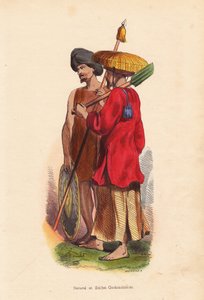 Contadino e soldato cochinchinesi (Vietnam)