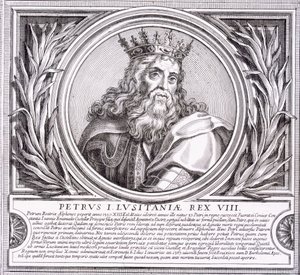 Pietro I del Portogallo (litografia) da Unbekannt
