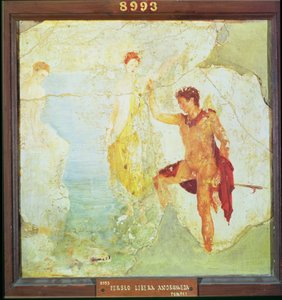 Perseo libera Andromeda, dalla Casa dei Cinque Scheletri, Pompei, IV stile decorativo, c.30 d.C. da Unbekannt