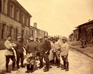 Fotografia da un album personale di un tenente di fanteria durante i primi mesi della Prima Guerra Mondiale da Unbekannt