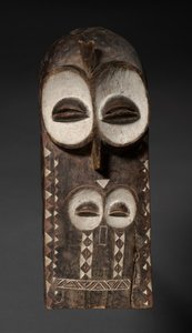 Maschera di legno, probabilmente primi anni 1900 da Unbekannt
