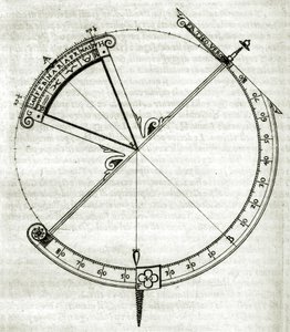 Tavola tratta da "Armonia Astronomica et Geometrica, quattro trattati nei quali si insegna la ragione e la formazione di tutti gli orologi stabili e mobili per ogni clima e uso del mondo, per nuovi e brevi calcoli astronomici; per via geometrica; e a da Unbekannter Künstler