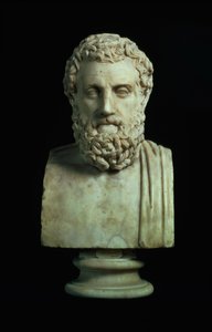 Busto ritratto di Sofocle, copia di originale greco del IV secolo a.C.