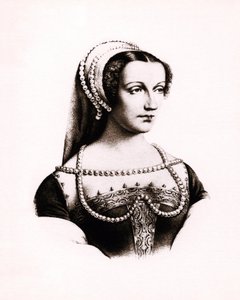 Ritratto di Claudia di Francia (1490-1524) Regina di Francia, incisione, sd. da Unbekannter Künstler