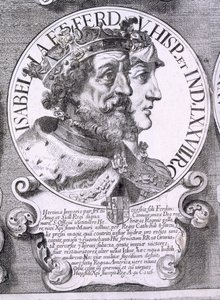 Ritratto di Isabella I e Ferdinando V di Castiglia da Unbekannt