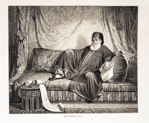 Ritratto di Mehemet Ali (1769-1849) Vice Re d