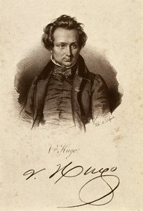 Ritratto di Victor Hugo (litografia) da Unbekannter Künstler
