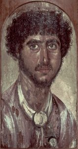 Ritratto di un greco, da Fayum, romano-egiziano da Unbekannt