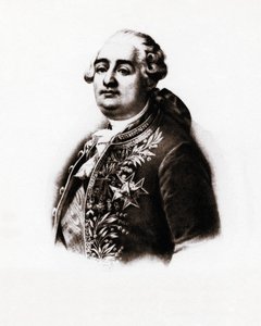 Ritratto del Re di Francia Luigi XVI (1754-1793) Incisione del XIX secolo da Unbekannter Künstler