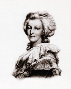 Ritratto della Regina di Francia Maria Antonietta d