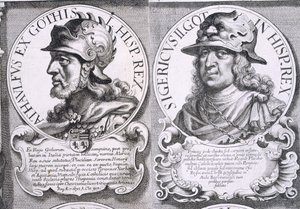 Ritratti di Ataulfo e Sigerico da Unbekannt