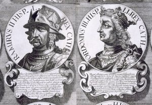 Ritratti di Ramiro II e Ordono III da Unbekannt