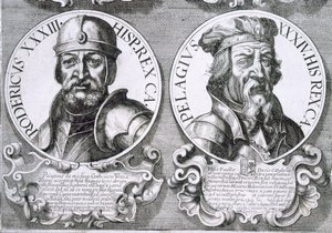 Ritratti di Roderico e Pelagio da Unbekannt