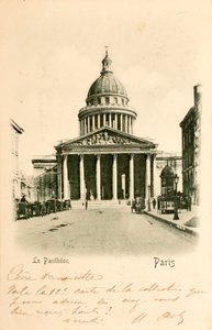 Cartolina/Pantheon/Parigi/Seine/Île de France/Francia da William M. Timlin