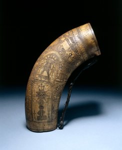 Fiaschetta da polvere, fine 1700-inizio 1800 da Unbekannt
