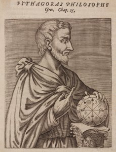 Pitagora, filosofo e matematico greco, VI secolo a.C. da Unbekannt