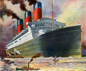 RMS Majestic da Unbekannter Künstler