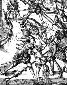 Guerre di religione. Massacro di San Bartolomeo (San Bartolomeo, Saint Barthelemy), 24 agosto da Unbekannt