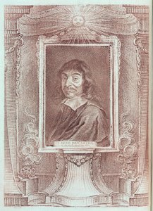 Ritratto di René Descartes, filosofo e matematico francese, c. 1630 da Unbekannt