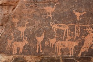 Arte rupestre, Preistoria: Dettaglio di un