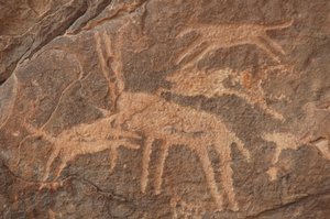 Arte rupestre, Preistoria: Incisione di un
