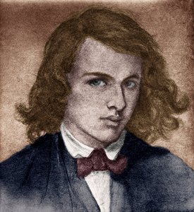 Rossetti, Dante Gabriel o Gabriel Charles Dante Rossetti - Poeta, pittore e traduttore inglese 1828-1882. Autoritratto da giovane da Unbekannter Künstler