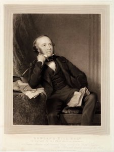 Rowland Hill, ideatore del penny post da Unbekannt