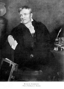 Rudolph Ackermann, editore tedesco, inizio XIX secolo da Unbekannt