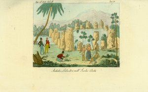 Rovine degli antichi pilastri di Luta eretti dai Chamorro sull