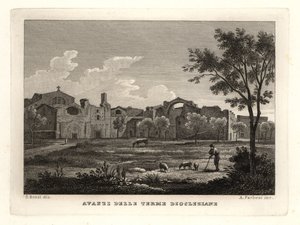 Rovine delle Terme di Diocleziano, Roma da Unbekannt