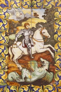 San Giorgio che uccide il drago, Malta da Unbekannt