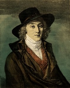 Saint-Just - ritratto da Unbekannter Künstler