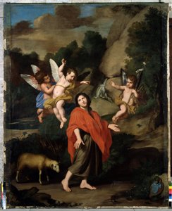 San Giovanni Battista che va nel deserto (dettaglio) da Unbekannter Künstler