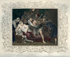 Sansone catturato dai Filistei - Bibbia da Unbekannter Künstler