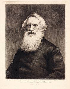 Samuel F B Morse, artista americano e inventore del codice Morse, c 1870