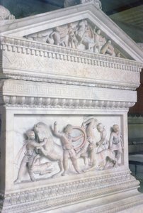Sarcofago di Alessandro Magno (356-323 a.C.) (marmo)