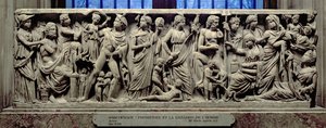 Sarcofago con rilievo raffigurante Prometeo e la creazione dell